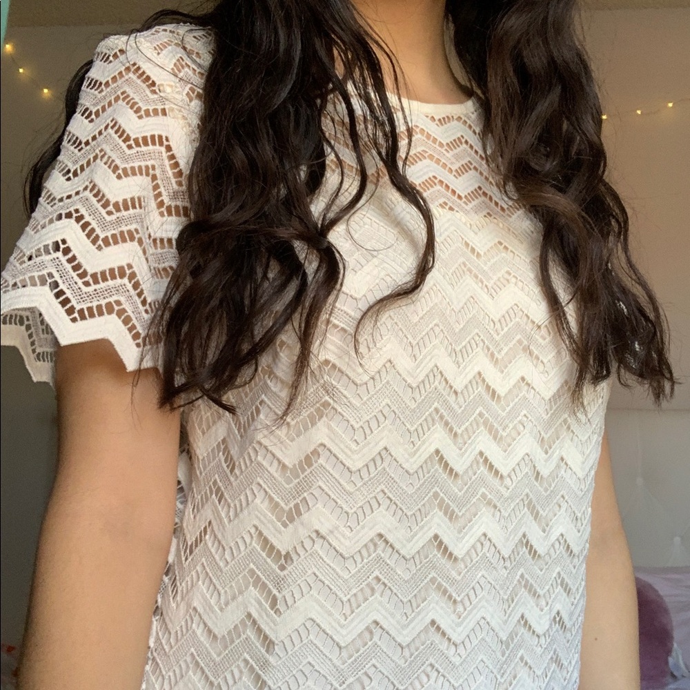 Ann Taylor LOFT White Dress